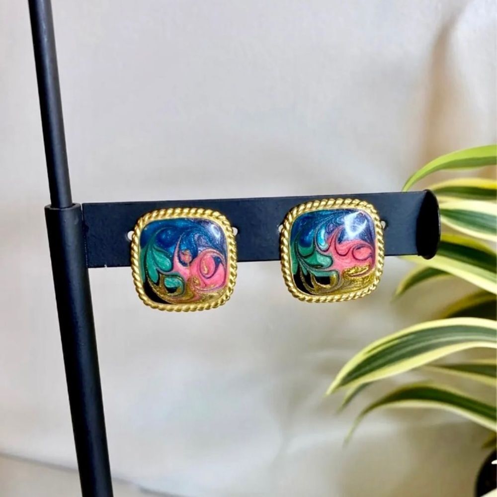 Retro Marbled‎ Wonder Earrings